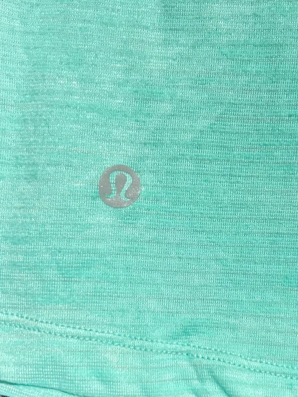 Lululemon Tough It Out Tank Mint Green Layered Tank Top Size 6